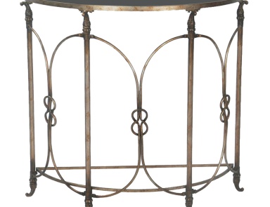 Tisch Bordeaux Demi Sterling Table (Design-Flur, Diele)
