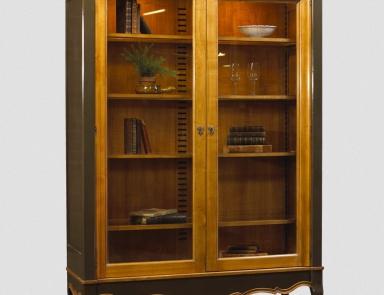 Schaufenster auf einem Rahmen aus Kirsche Baroque, French Heritage (Bibliothek des Barock, Rokoko)
