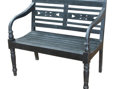 Bench Folger Bench Restoration Sterling Black