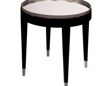 Tisch Black Tie Table Dimond Home