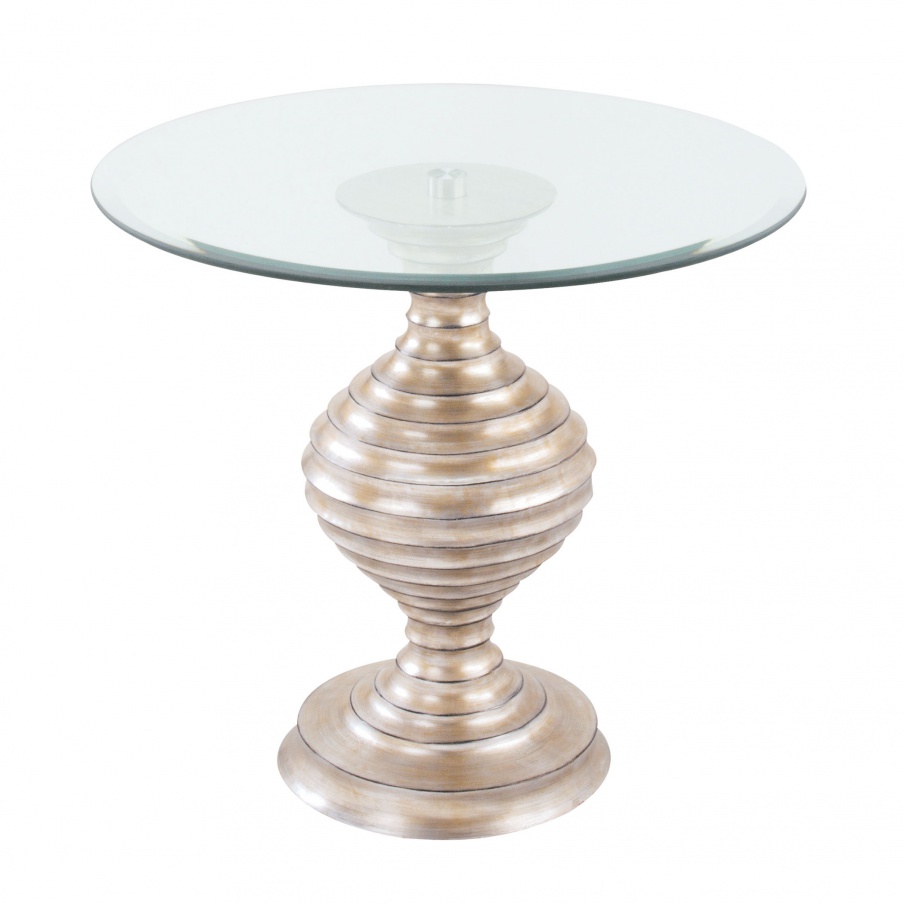 Tisch Linea Silver Leaf Table P1/2 Dimond Home
