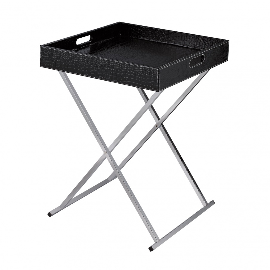 Tisch Sete Tray Table - Black Dimond Home