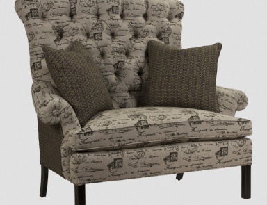 Sofa mit gestepptem geschweifte Rückenlehne D ' Artanguan, French Heritage