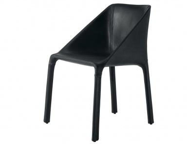 Stuhl mit hoher Rückenlehne, Manta - Poliform
