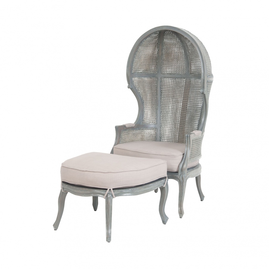 Sessel King Rattan Balloon Chair Ottoman And Guild Master