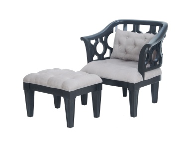 Sessel Soho Wing Chair Ottoman And Guild Master