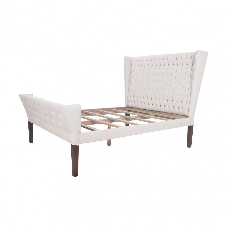 Bett Wing Back Queen Bed Guild Master