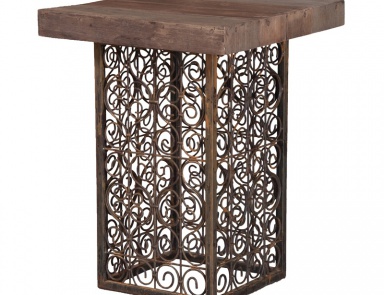 Tisch Banister Rail Side Table Guild Master