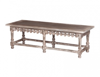 Bench Coffee Table/Bench With Ornamental Schürze Guild Master