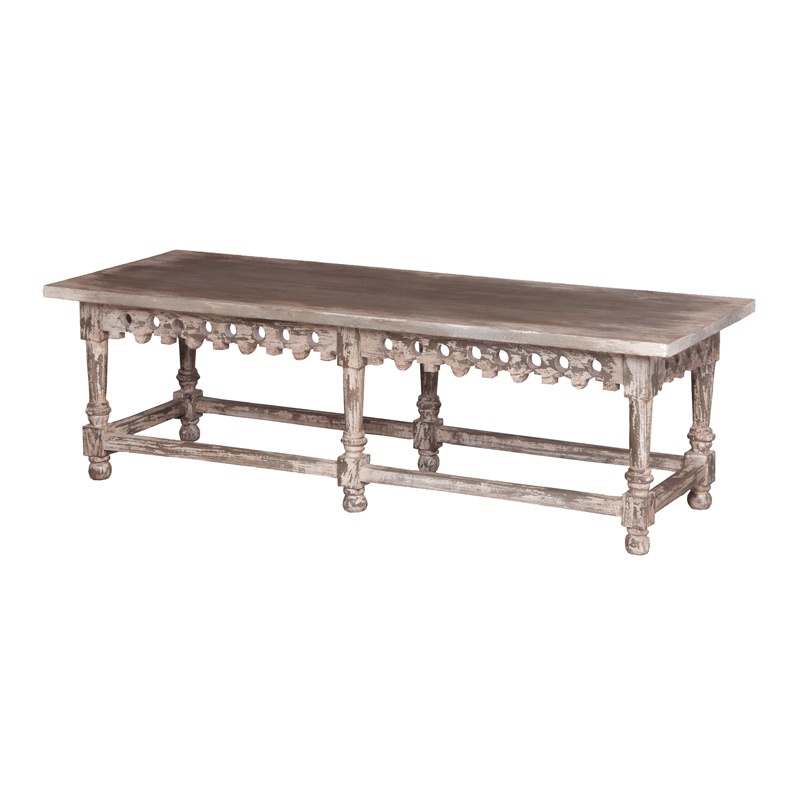 Bench Coffee Table/Bench With Ornamental Schürze Guild Master
