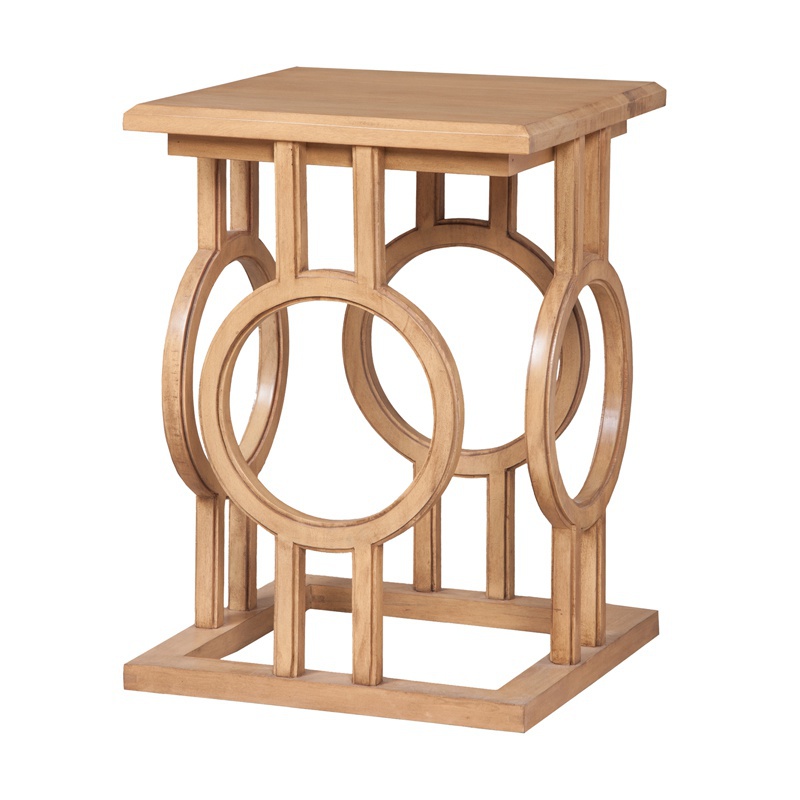 Tisch Circle Cut Out Accent Table Guild Master