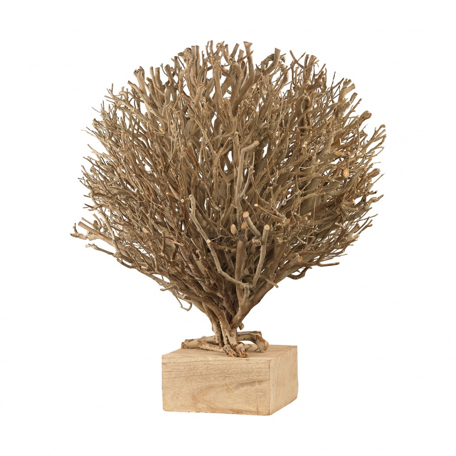 Zubehör Whitebriar Wood Sculpture Dimond Home