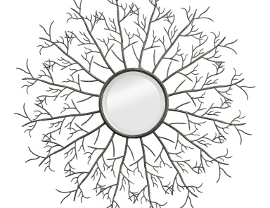 Wandhalter Metal Branch Wall Mirror Dimond Home