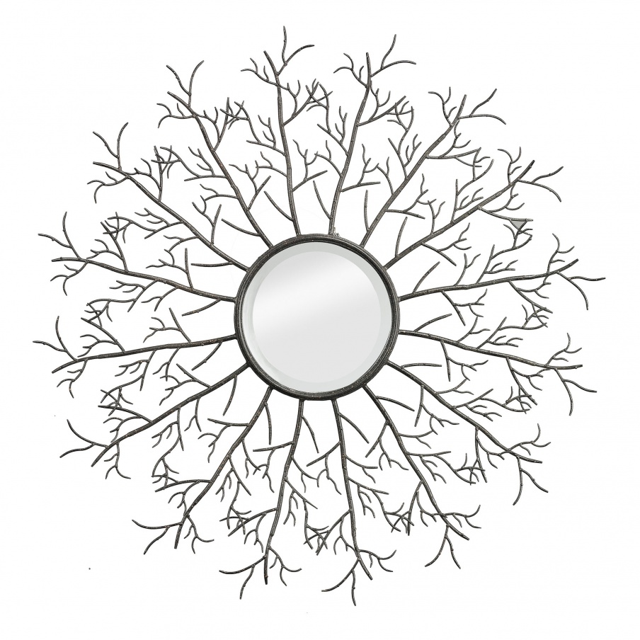 Wandhalter Metal Branch Wall Mirror Dimond Home