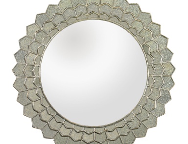 Wall Antique Sunflower Wall Mirror Dimond Home