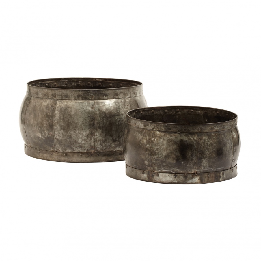 Zubehör Fortress Barrel Dishes - Set Of 2 Dimond Home