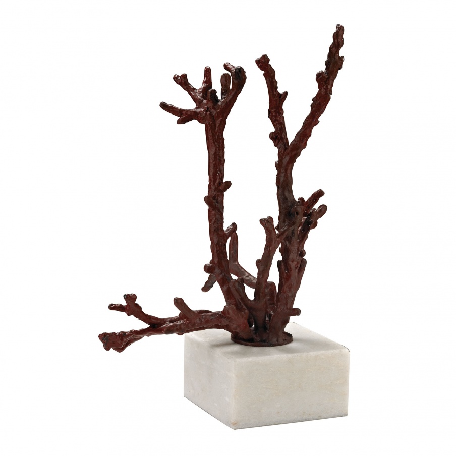 Statuette Hirschhorn Coral Sculpture Dimond Home