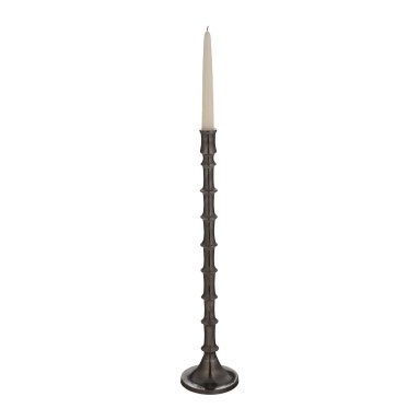 Kerzenhalter Gunmetal Bamboo Candleholder - Lg