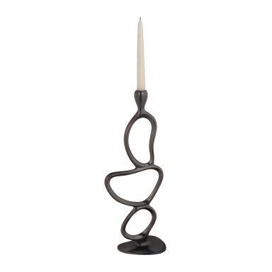 Kerzenhalter Gunmetal Hoop Candleholder