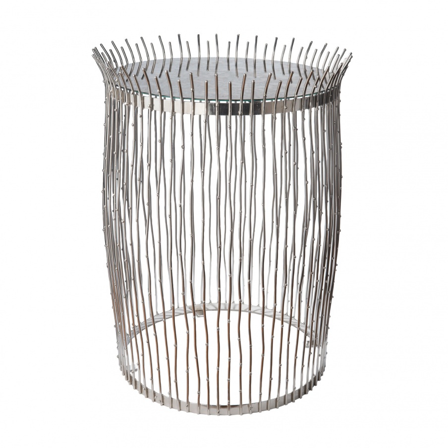 Tisch Vernickeln Dot Wire Table With Aged Mirror Dimond Home