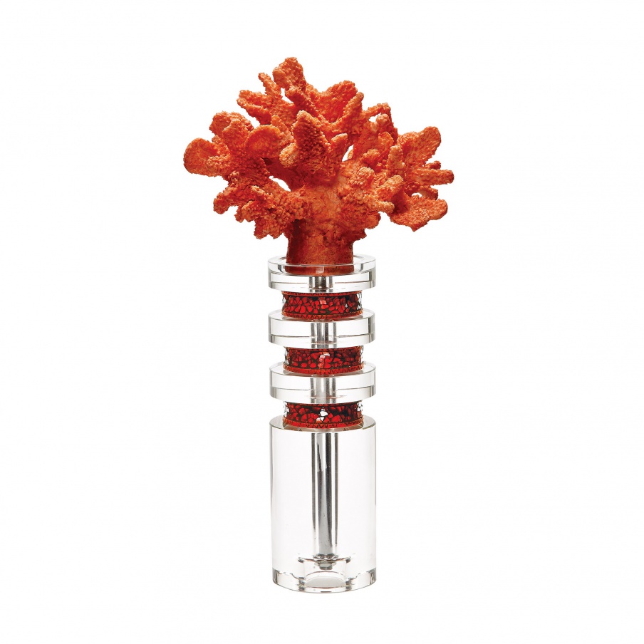 Zubehör Fire Coral And Crystal Stand Dimond Home