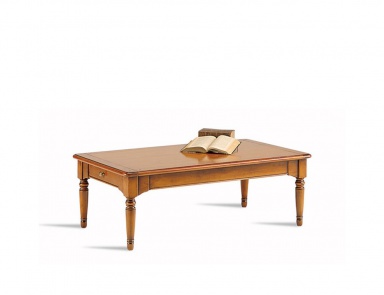 Niedriger Tisch mit zwei Schubladen, Selva