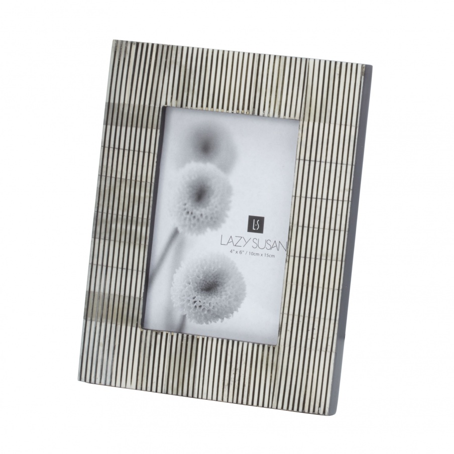 Bilderrahmen Pin Stripe Bone Frame Dimond Home