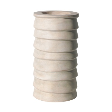 Kerzenhalter Terraced Wood Pillar Holder - Sm