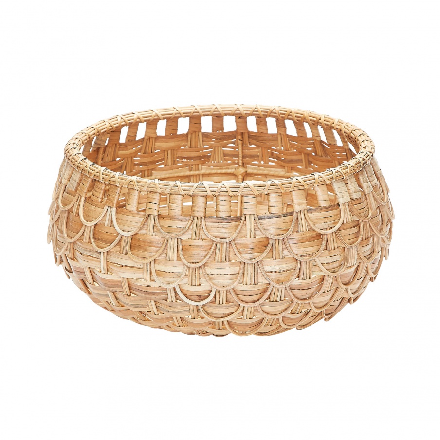 Basket Small Natural Fish Scale Basket Dimond Home
