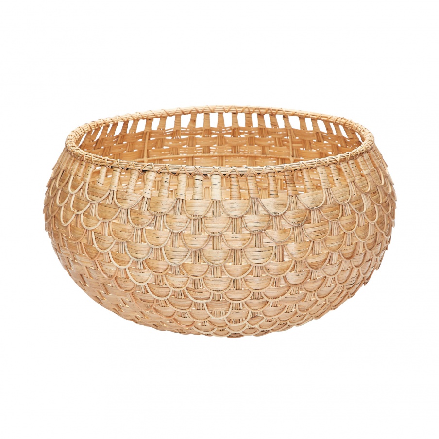 Warenkorb Large Natural Fish Scale Basket Dimond Home