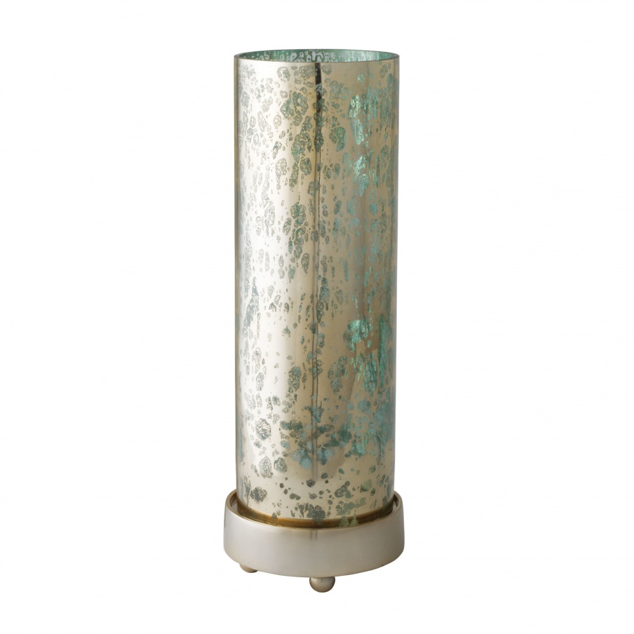Vase Gilded Sea Hurricane - Lg Dimond Home