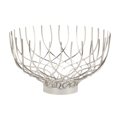 Vase für Kleinigkeiten Silver Vortex Bowl