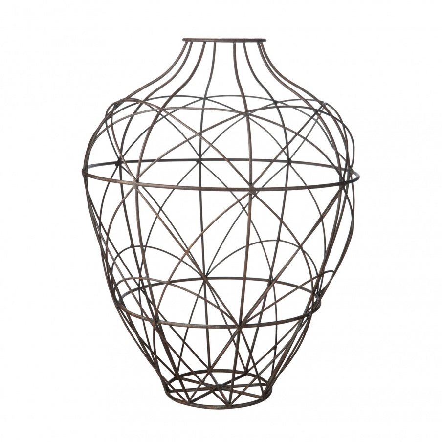 Vase Russet Wire Vessel - Sm Dimond Home