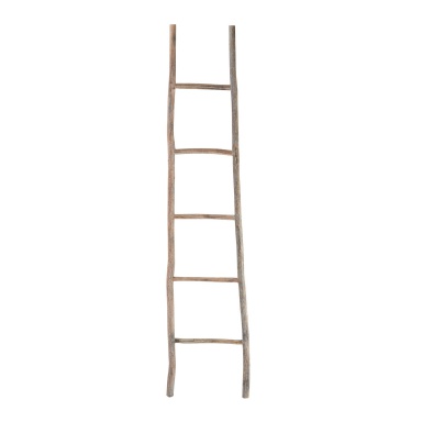Zubehör Wood White Washed Ladder - Lg