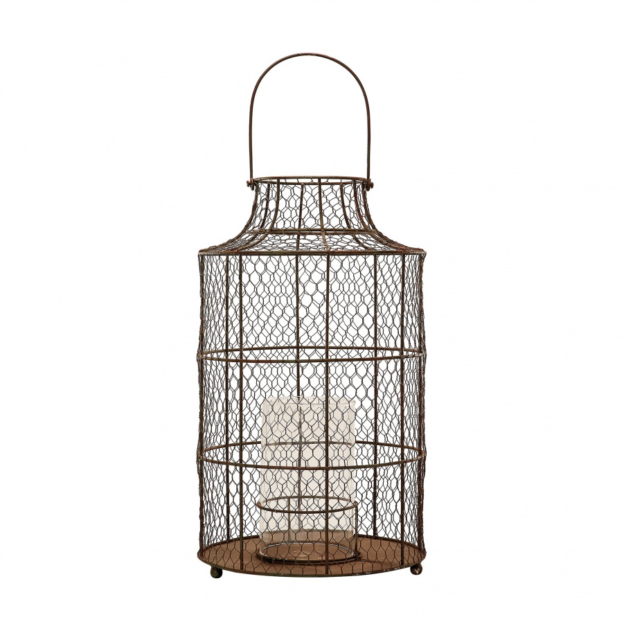 Kerzenhalter Chicken wire Hurricane - Small. Dimond Home