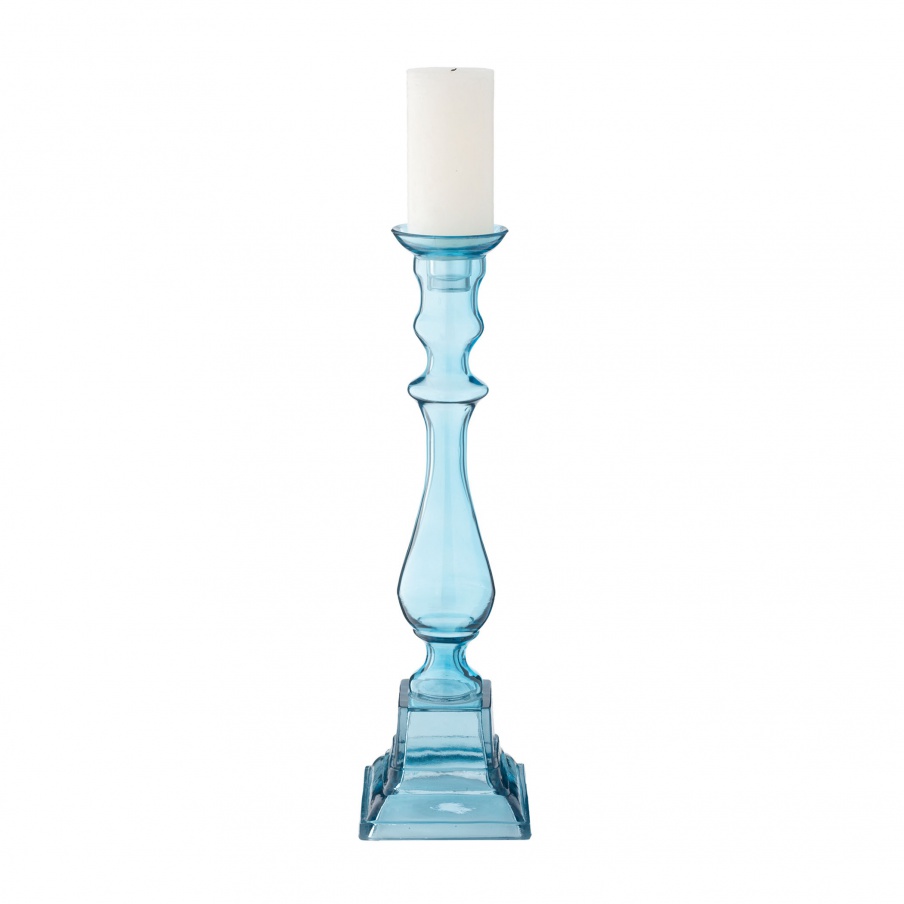Kerzenhalter Sea Glass Knight Pillar Holder-Med Dimond Home
