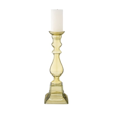Kerzenhalter Peridot Glass Knight Pillar Holders