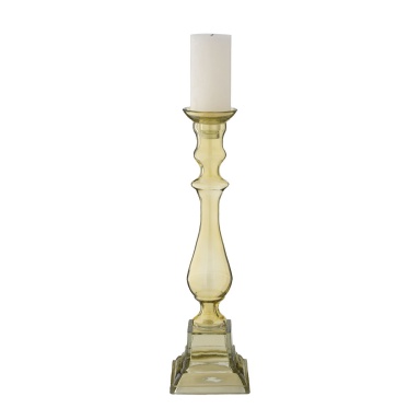 Kerzenhalter Peridot Glass Knight Pillar Holders