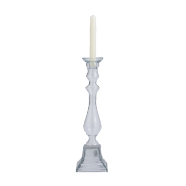 Kerzenhalter Clear Glass Knight Pillar Holder - Sm