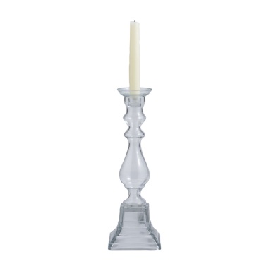 Kerzenhalter Clear Glass Knight Pillar Holder - Md