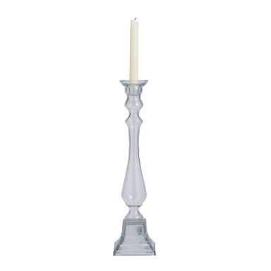 Kerzenhalter Clear Glass Knight Pillar Holder - Lg