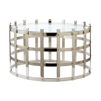 Tisch Metal Strap Coffee Table