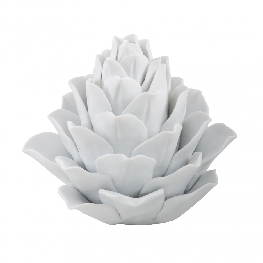 Zubehör White Porcelain Artichoke Dimond Home