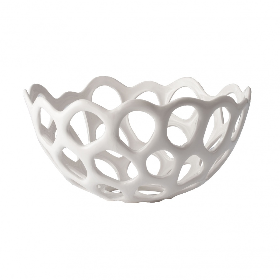 Zubehör Perforated Porcelain Dish - Md Dimond Home
