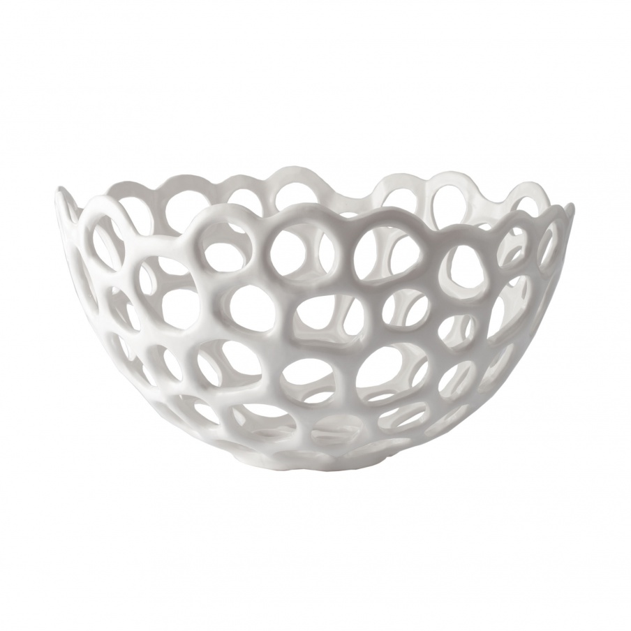 Zubehör Perforated Porcelain Dish - Lg Dimond Home