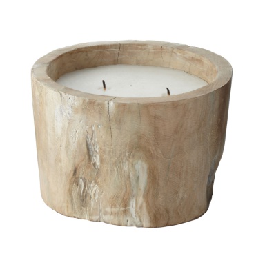 Zubehör White Pepper Log Candle - Sm