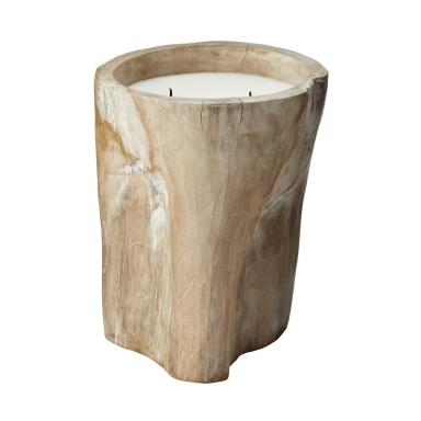 Zubehör White Pepper Log Candle - Lg