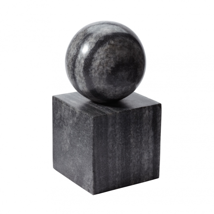 Книгодержатель Marble Gray Minimalist Bookend Dimond Home