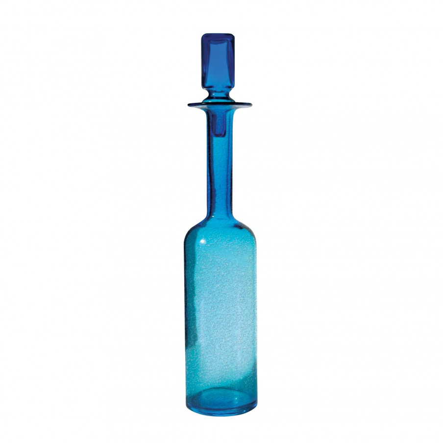Vase Pool Blue Decanter - Tall Dimond Home