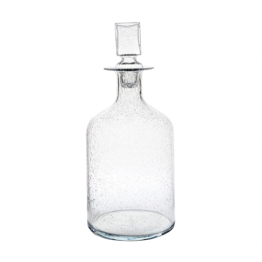 Vase Clear Decanter - Lg Dimond Home